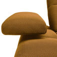 ECKSOFA in Struktur Senfgelb  313/233 cm  - Senfgelb/Schwarz, Design, Kunststoff/Textil (313/233cm) - Emilio Belluti