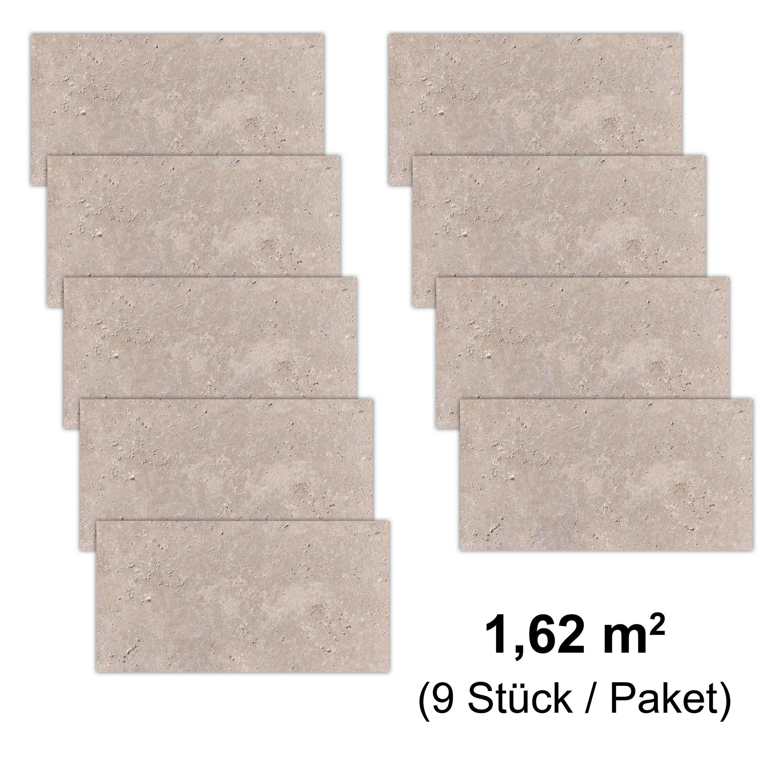 WANDPANEEL Baridecor Aqua Beige, Hellrosa  - Hellrosa/Beige, Design, Kunststoff (60/30/0,4cm)