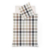 BETTWÄSCHE Rio Seersucker 155/220 cm  - Braun/Grau, Basics, Textil (155/220cm) - Fleuresse