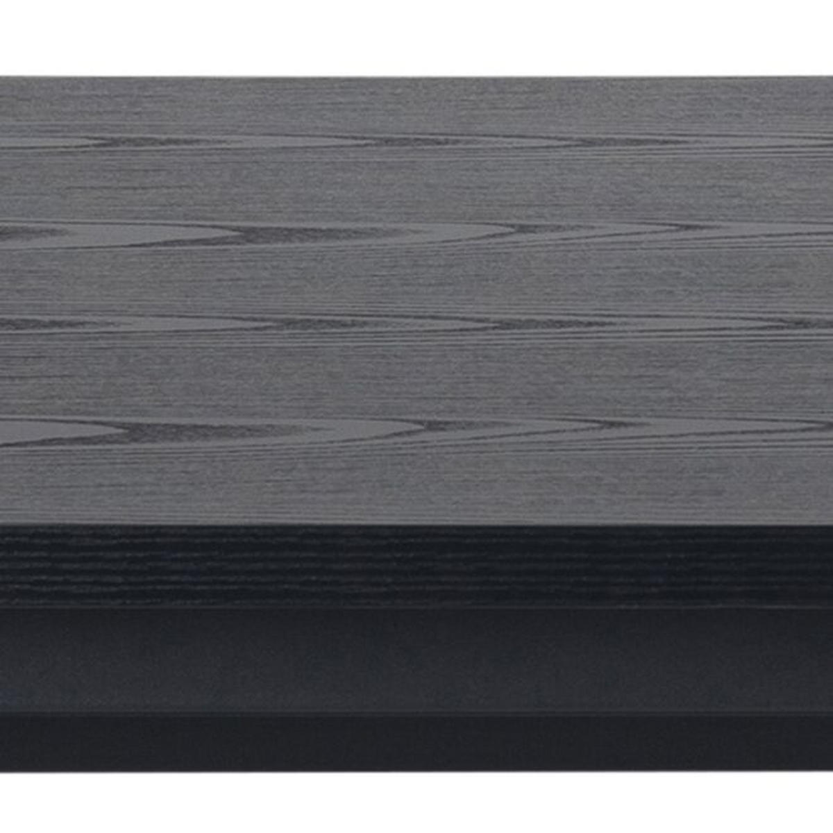 ESSTISCH in Metall, Holzwerkstoff   - Schwarz, KONVENTIONELL, Holzwerkstoff/Metall (200/74/90cm) - Lomoco