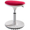 BÜROHOCKER   Weiss, Brombeere  - Weiss/Brombeere, Design, Kunststoff/Textil (38/48/27,5cm) - Paidi