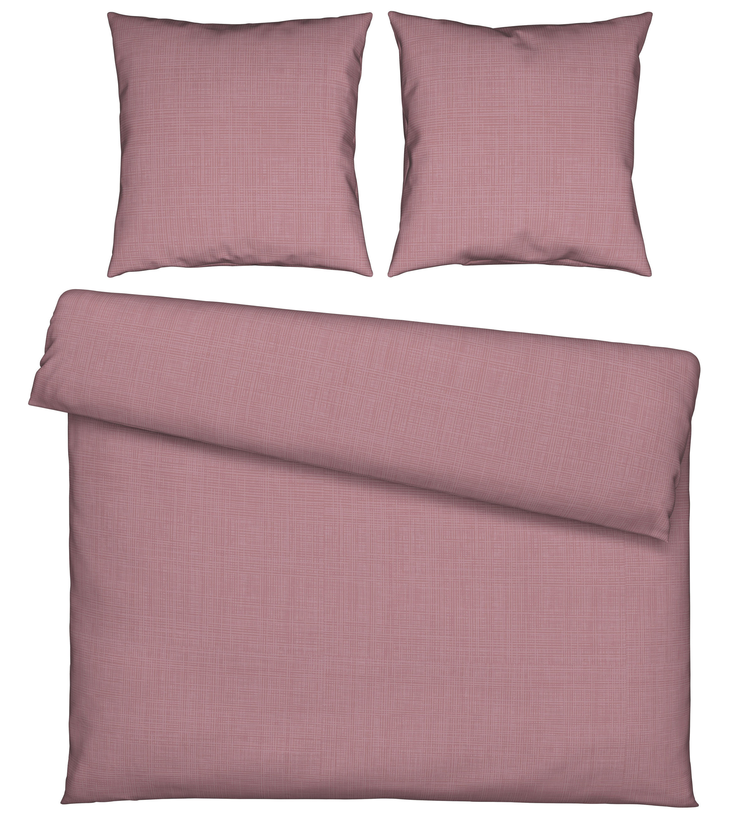 BETTWÄSCHE GENTANO Musselin 200/200 cm  - Mauve, Basics, Textil (200/200cm) - Novel