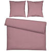BETTWÄSCHE GENTANO Musselin 200/200 cm  - Mauve, Basics, Textil (200/200cm) - Novel