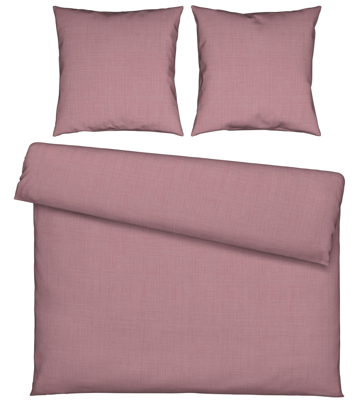 BETTWÄSCHE GENTANO Musselin 200/200 cm  - Mauve, Basics, Textil (200/200cm) - Novel