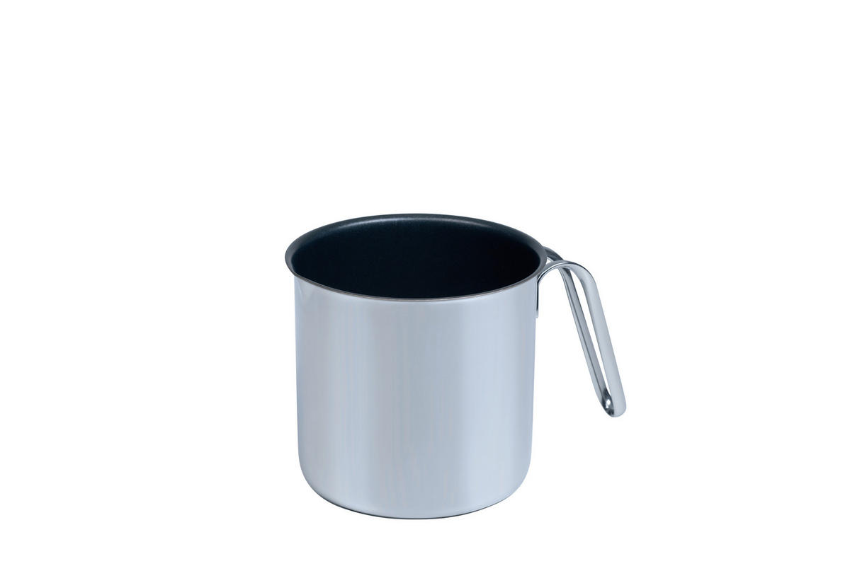 MILCHTOPF KELOMAT PERFEKT 1 l  - Silberfarben, Basics, Metall (16,50/13,50/13,50cm) - Riess