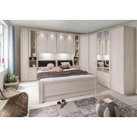 DULAP CU UȘI ROTATIVE culoare lemn larice  - culoare lemn larice, Basics, material pe bază de lemn (125/240/58cm) - Cantus