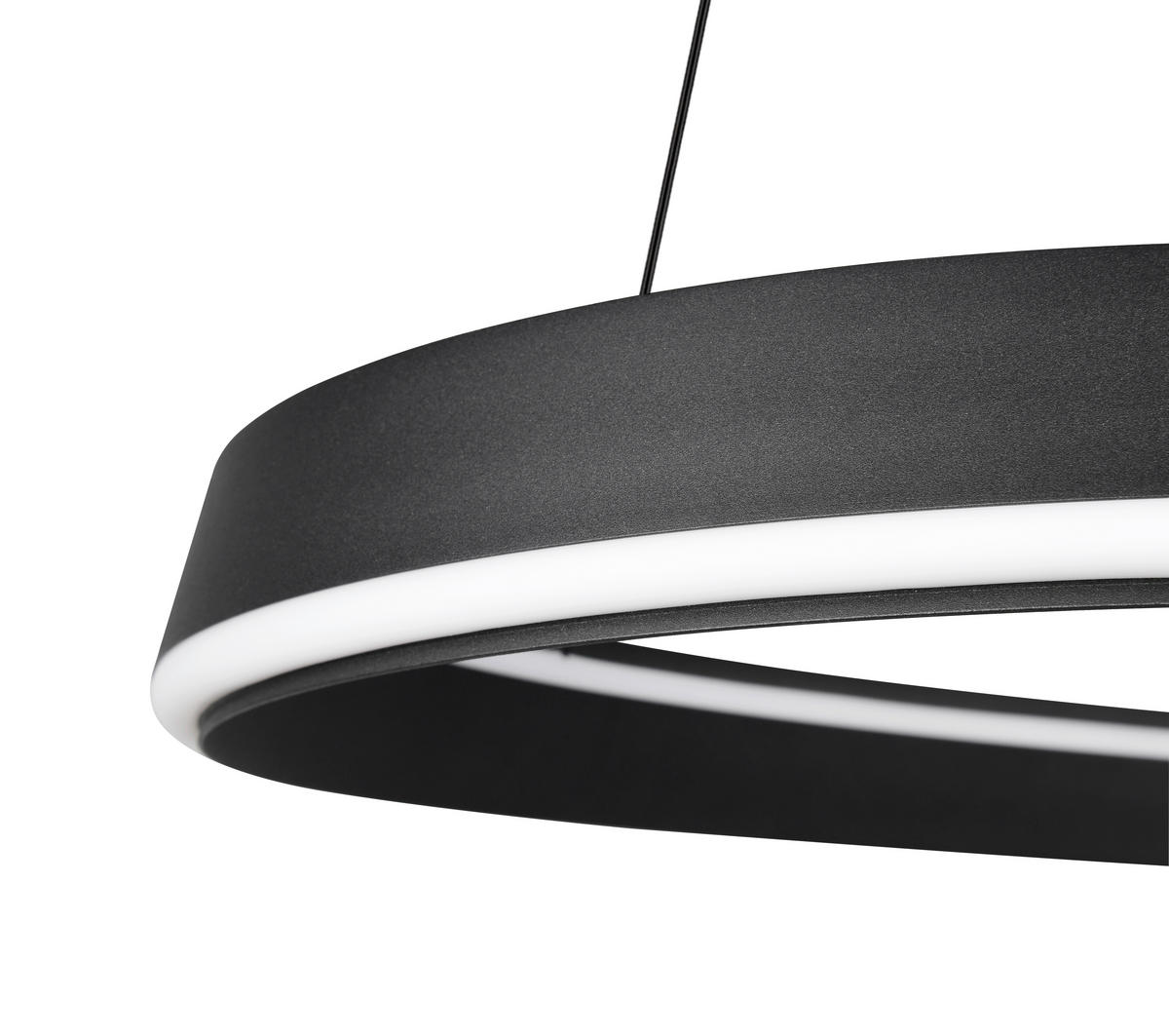 LED-HÄNGELEUCHTE CIRONDA 110/200/68 cm  - Schwarz, Design, Metall (110/200/68cm) - Cinque