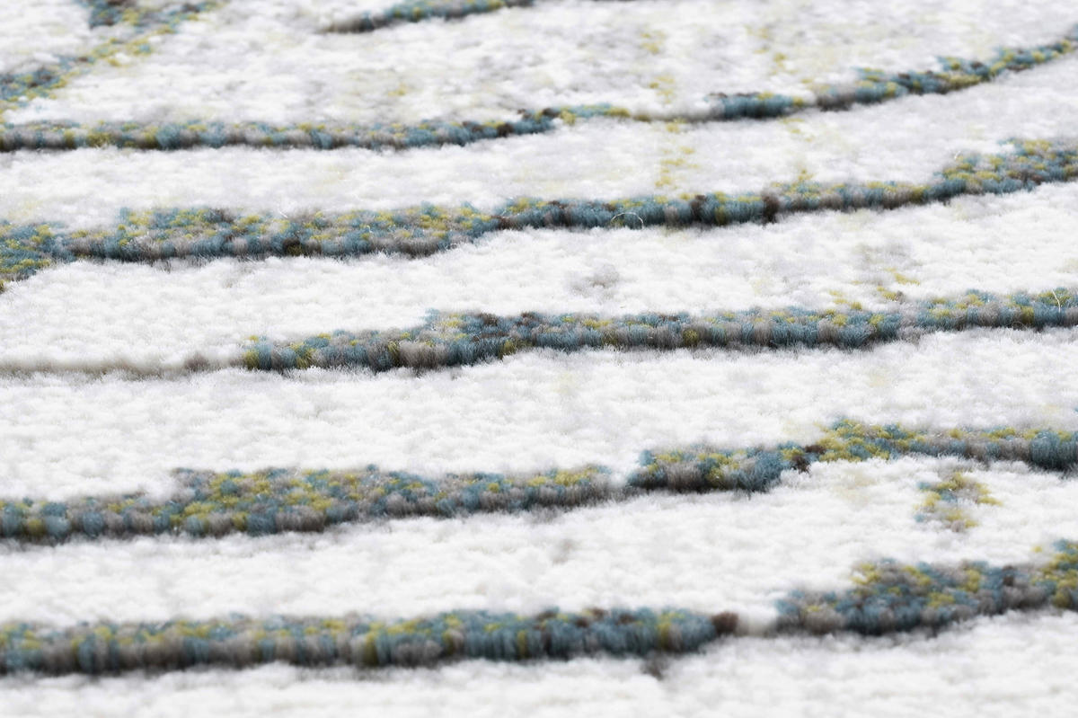 WEBTEPPICH Wohnzimmer 133/195 cm Catania Creme, Hellgrün, Hellbraun rechteckig  - Hellbraun/Creme, Trend, Textil (133/195cm) - Novel
