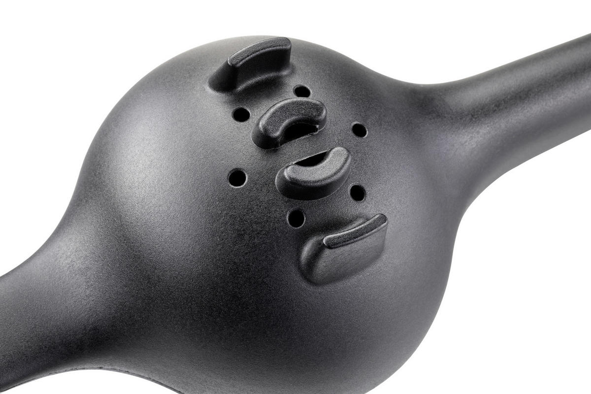 ZITRONENPRESSE LEMON PRO  - Edelstahlfarben/Schwarz, Basics, Kunststoff/Metall (27/9,7/8,7cm) - Gefu
