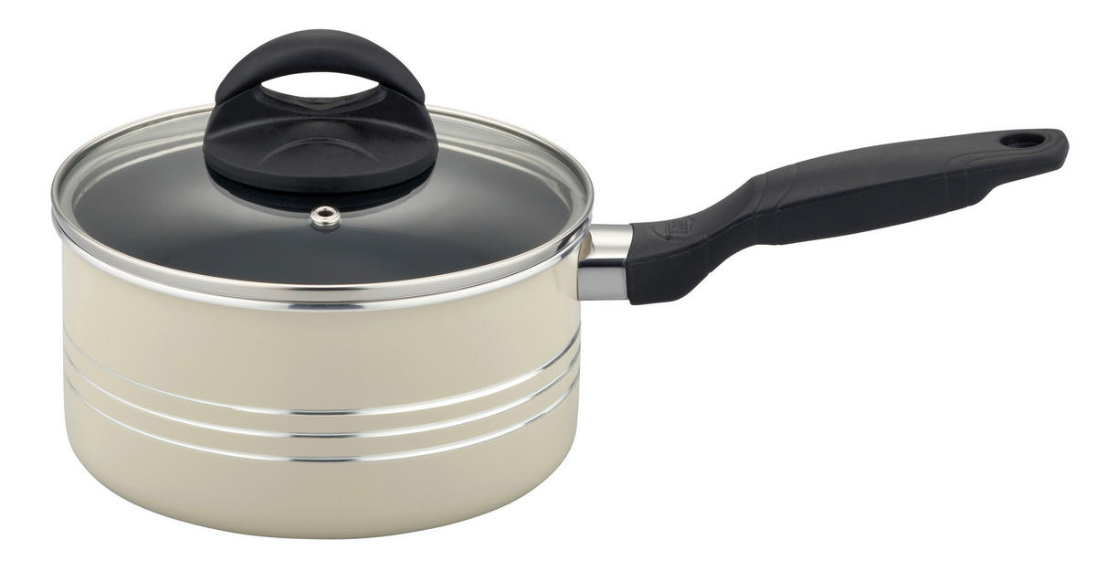 KOCHTOPFSET MILANO BEIGE 15-teilig  - Beige, Basics, Metall - GSW