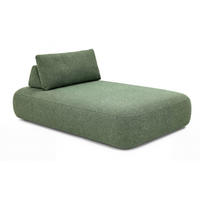 RÉCAMIERE Chilliano in Struktur Grün  - Schwarz/Grün, Design, Kunststoff/Textil (125/77/200cm) - Chilliano