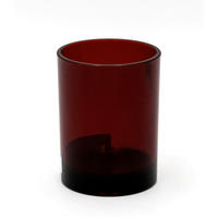 SUPORT PERIUTA DINTI plastic  - roșu/transparent, Basics, plastic (7,5/10/7,5cm) - Sadena