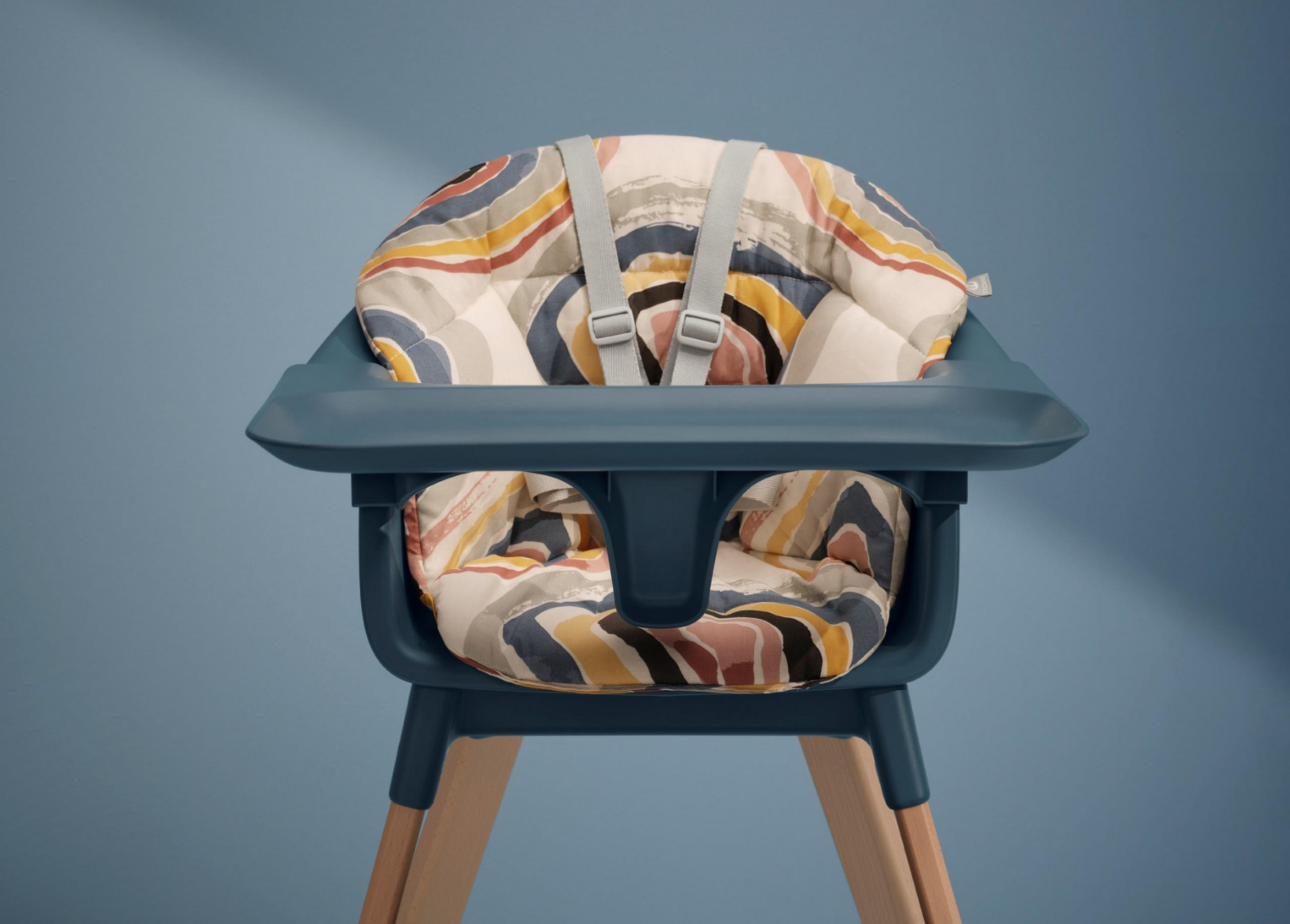 HOCHSTUHLEINLAGE Clikk  - Multicolor, Basics, Textil (28/21/8cm) - Stokke