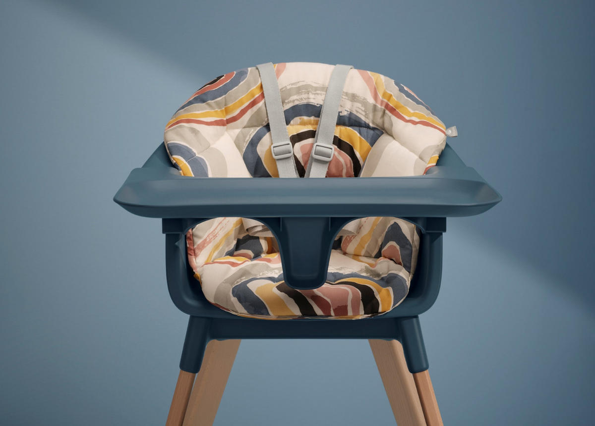 HOCHSTUHLEINLAGE Clikk  - Multicolor, Basics, Textil (28/21/8cm) - Stokke