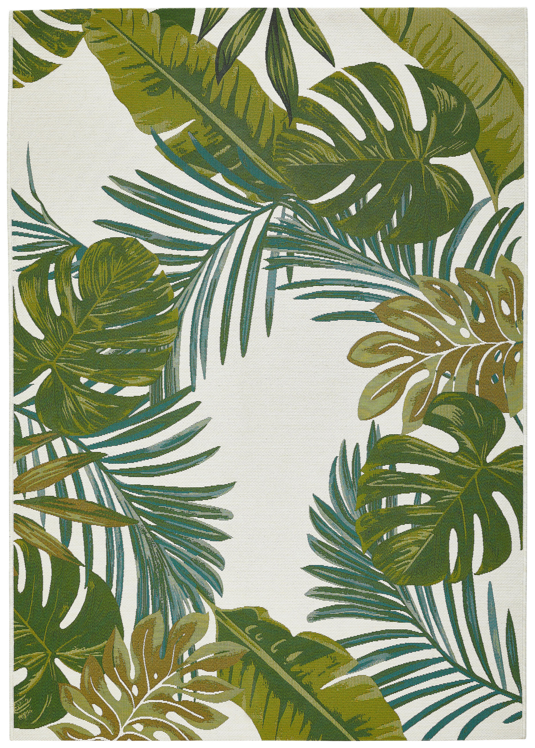 OUTDOORTEPPICH 123/180 cm Palermo  - Schwarz/Grün, Konventionell, Textil (123/180cm) - Ambia Garden