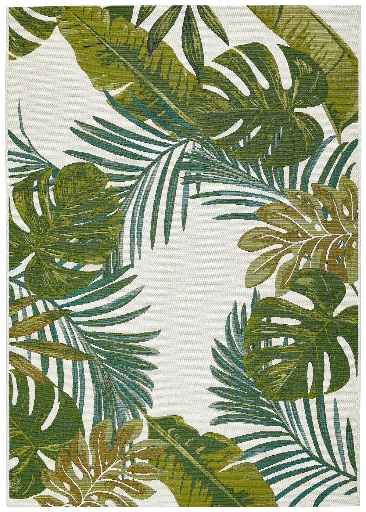 OUTDOORTEPPICH 123/180 cm Palermo  - Schwarz/Grün, Konventionell, Textil (123/180cm) - Ambia Garden