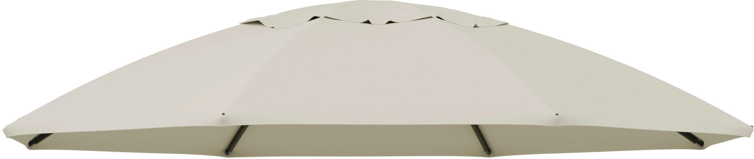 ABDECKHAUBE  - Beige, Basics, Textil (375/8/375cm) - Gardenson