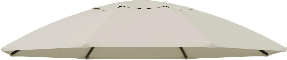 ABDECKHAUBE  - Beige, Basics, Textil (375/8/375cm) - Gardenson