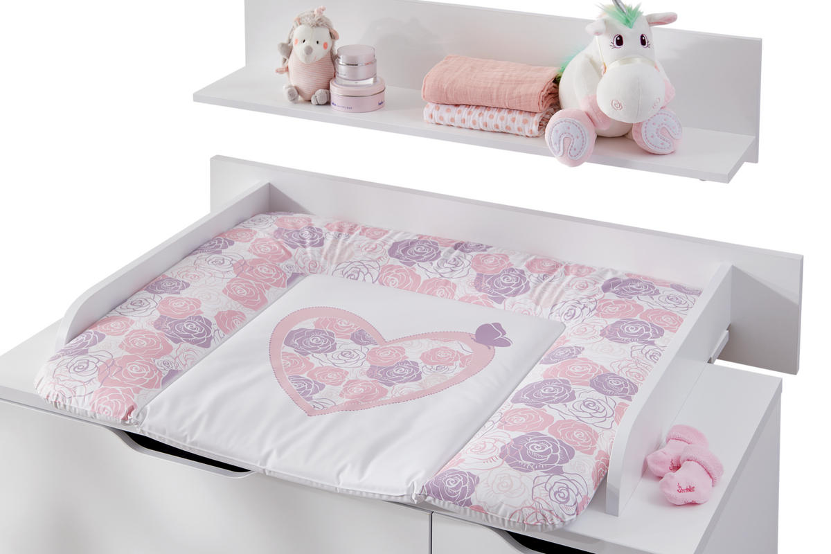 FALIPOLC Michi  - fehér, Trend, faalapú anyag/fa (94,7/20,00/19,6cm) - My Baby Lou