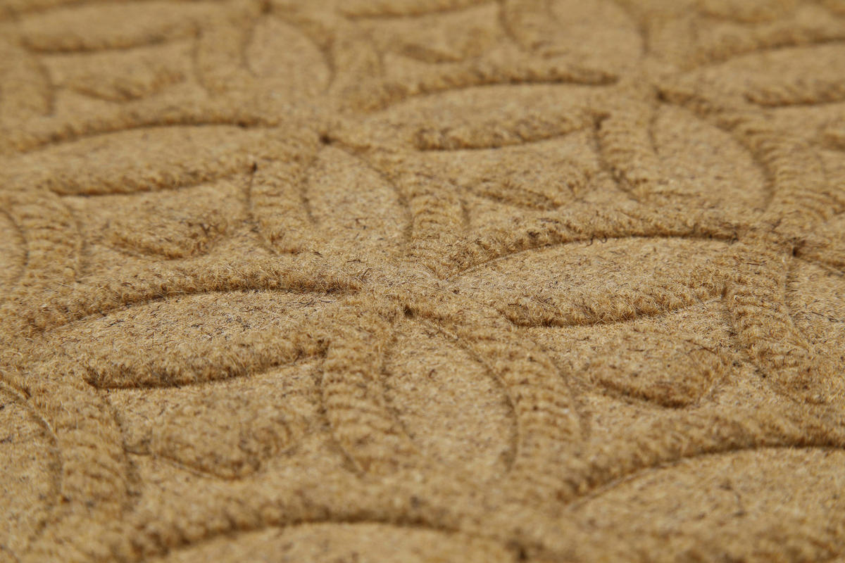 FUßMATTE 40/60 cm Midnight Mosaic  - Beige/Schwarz, KONVENTIONELL, Kunststoff/Textil (40/60cm) - WECON HOME