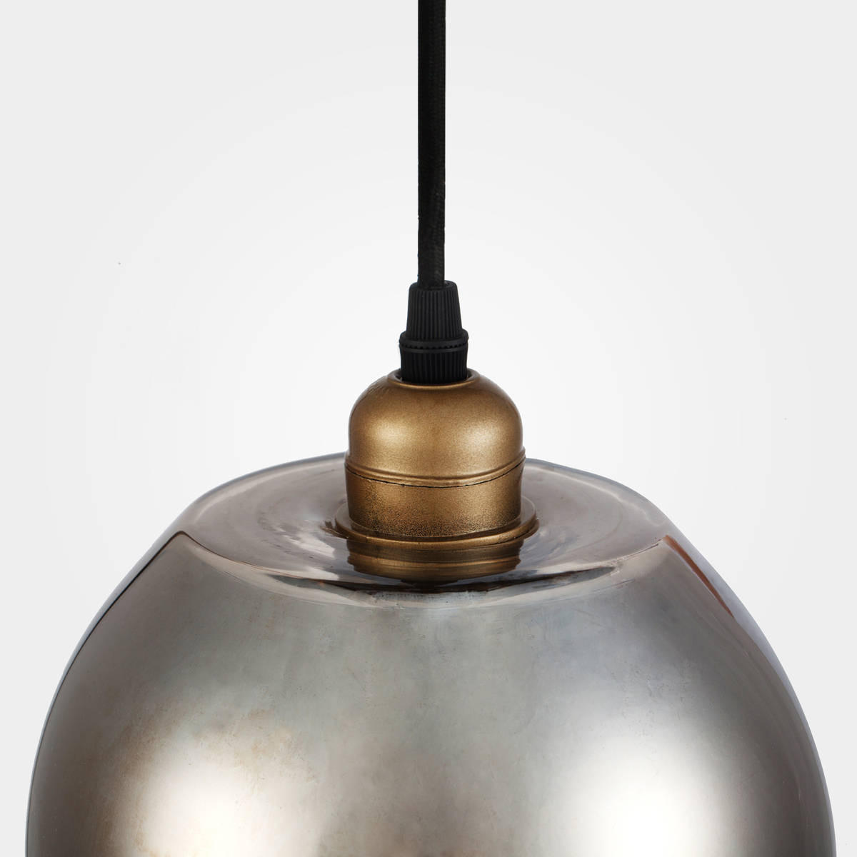 HÄNGELEUCHTE  18/33/18 cm   - Silberfarben, Trend, Glas (18/33/18cm) - Kayoom