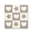 SESTAVLJANKA HEART & STAR - siva/bela, Basics, umetna masa (32/32/1cm) - My Baby Lou SESTAVLJANKA HEART & STAR - siva/bela, Basics, umetna masa (32/32/1cm) - My Baby Lou
