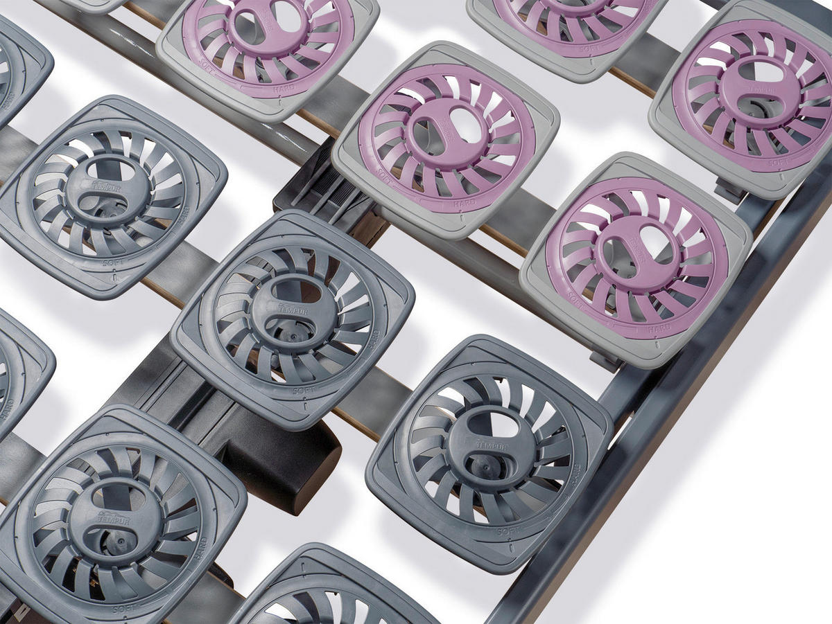 LATTENROST 80/200 cm  - Schieferfarben, Basics, Holz (80/200cm) - Tempur