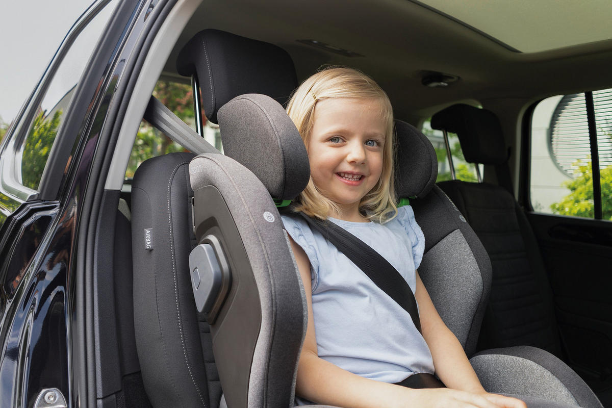 REBOARDER-KINDERSITZ FLAME360 ISOFIX  - Schwarz, Basics, Kunststoff/Textil (44/58/48cm) - Osann