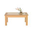 COUCHTISCH in Holz, Glas 100/65/45 cm - Buchefarben, KONVENTIONELL, Glas/Holz (100/65/45cm) - Invivus COUCHTISCH in Holz, Glas 100/65/45 cm - Buchefarben, KONVENTIONELL, Glas/Holz (100/65/45cm) - Invivus