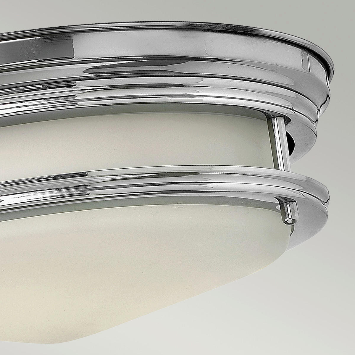 DECKENLEUCHTE  30.5/12.1 cm    - Chromfarben, Lifestyle, Glas/Metall (30.5/12.1cm) - Elstead Lighting