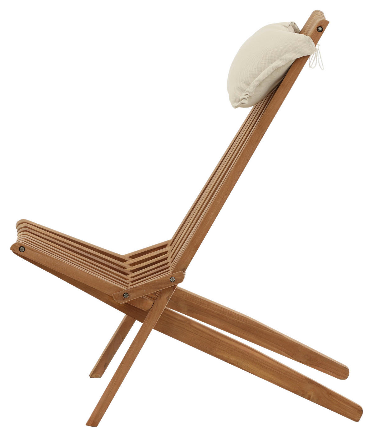 LOUNGEFÅTÖLJ  - guldfärgad, Klassisk, trä (86/100/68cm) - Gardenson