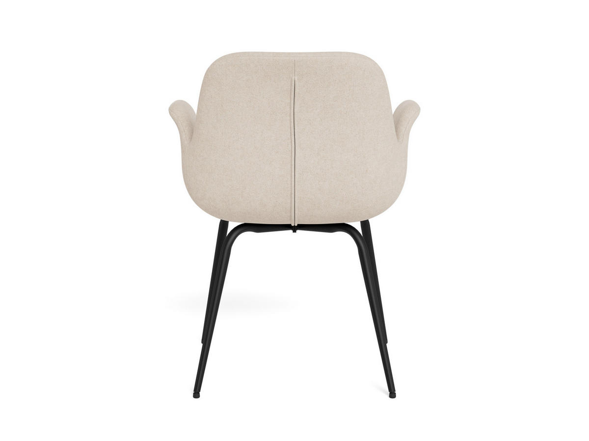 ARMLEHNSTUHL   Flachgewebe  - Sandfarben/Schwarz, MODERN, Textil/Metall (58/82,5/56cm) - MID.YOU