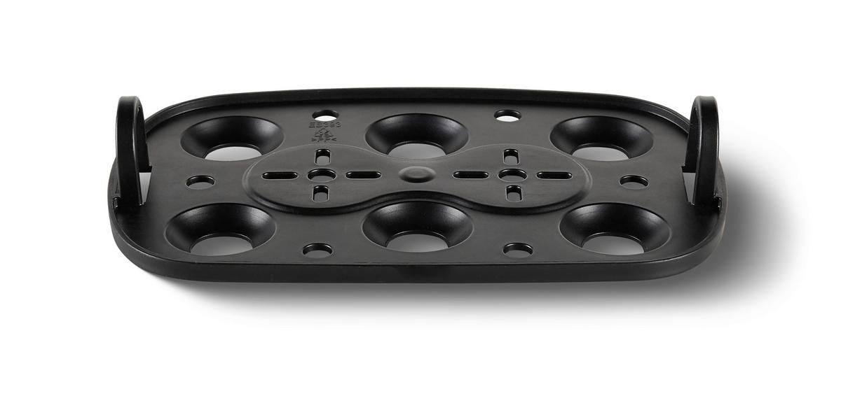 EIERKOCHER  - Schwarz, Trend, Kunststoff/Metall (19,6/16,1/15,3cm) - Homeware Profession.