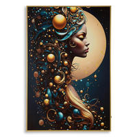 LEINWANDBILD  - Goldfarben, Basics, Holz/Kunststoff (60/90/3.5cm)