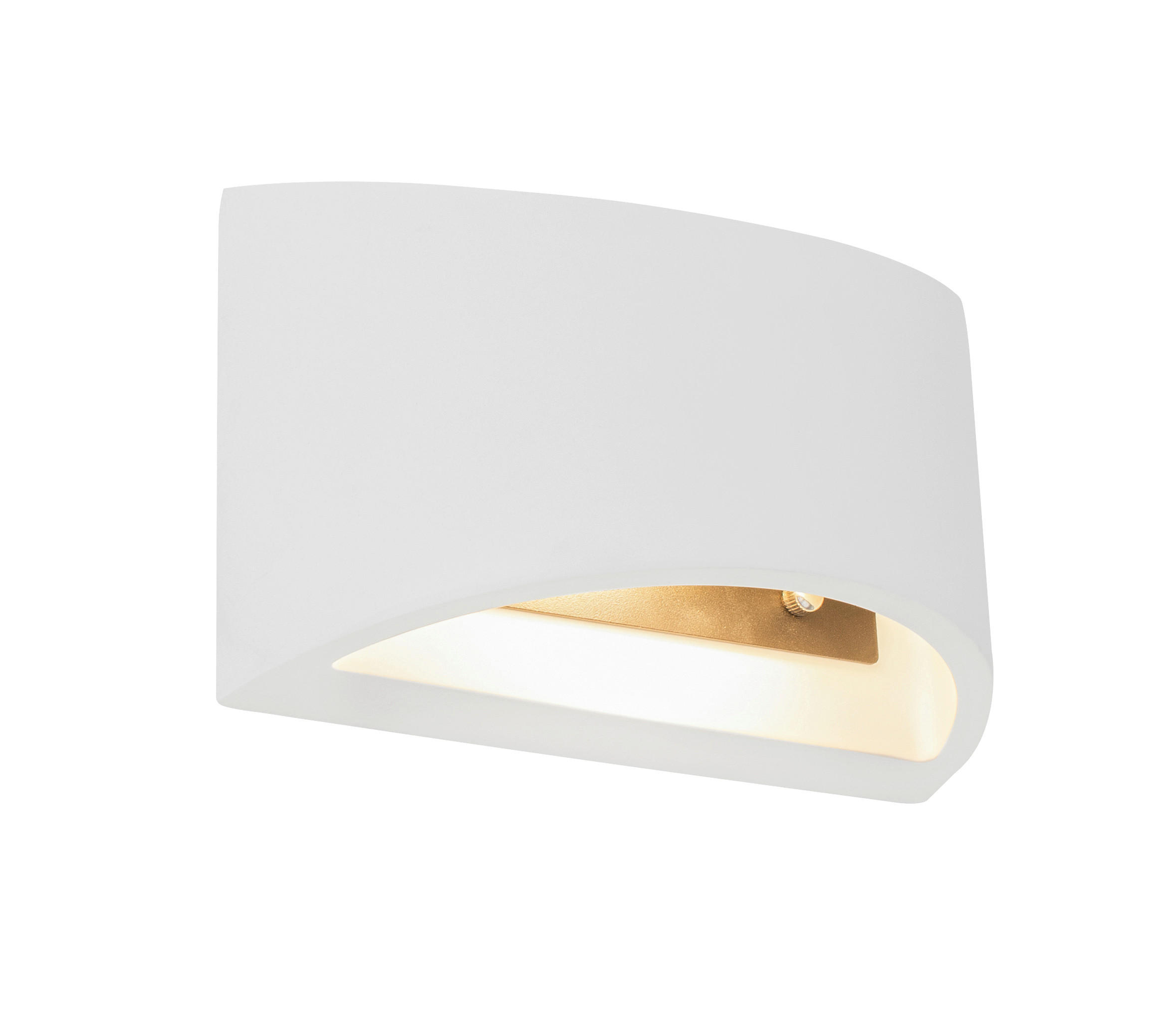 VÄGGLAMPA 20/8,8/12 cm   - vit, Design, naturmaterial (20/8,8/12cm) - Globo