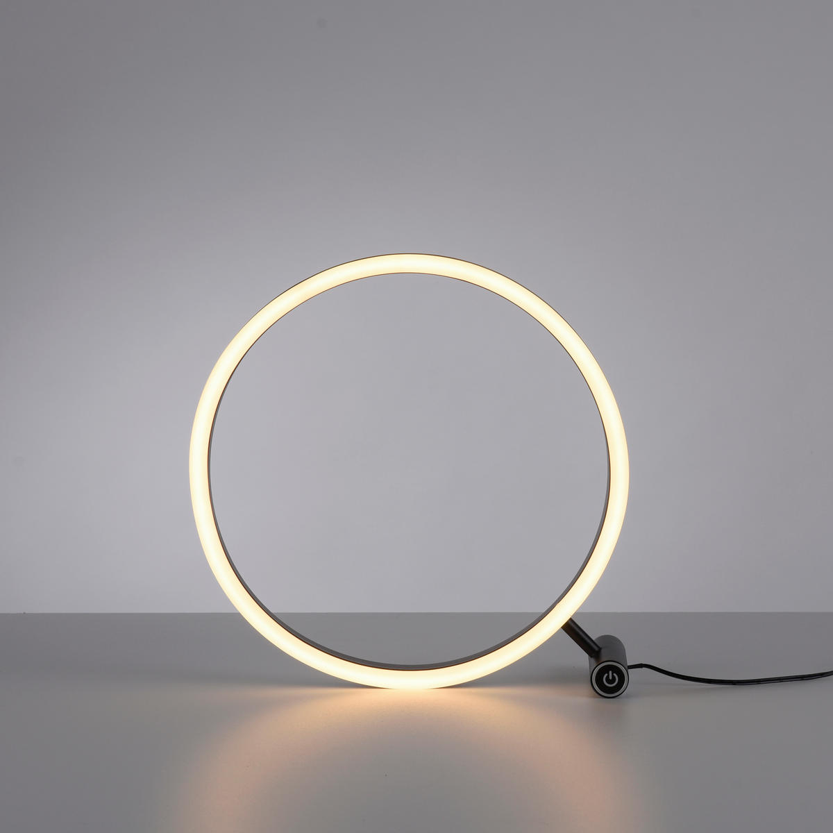 STOLNÍ LED LAMPA, dotykový stmívač, 28,5/10/28 cm - antracitová, Trend, kov/plast (28,5/10/28cm)