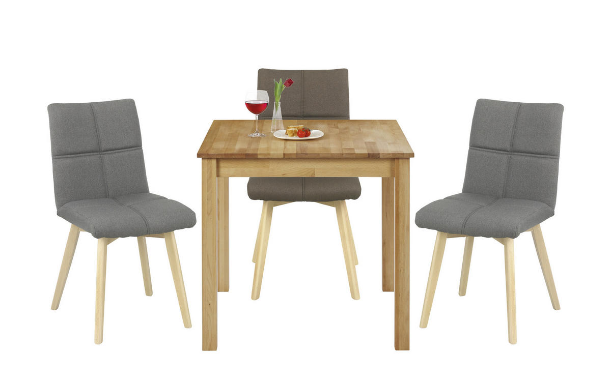 TRPEZARIJSKI STO  boja bukve   - boja bukve, Dizajnerski, drvo (80/80/75cm) - Carryhome