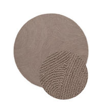 WOLLTEPPICH  Wohnzimmer 200 cm Calmio Taupe rund  - Taupe, Basics, Textil (200cm) - Hanse Home