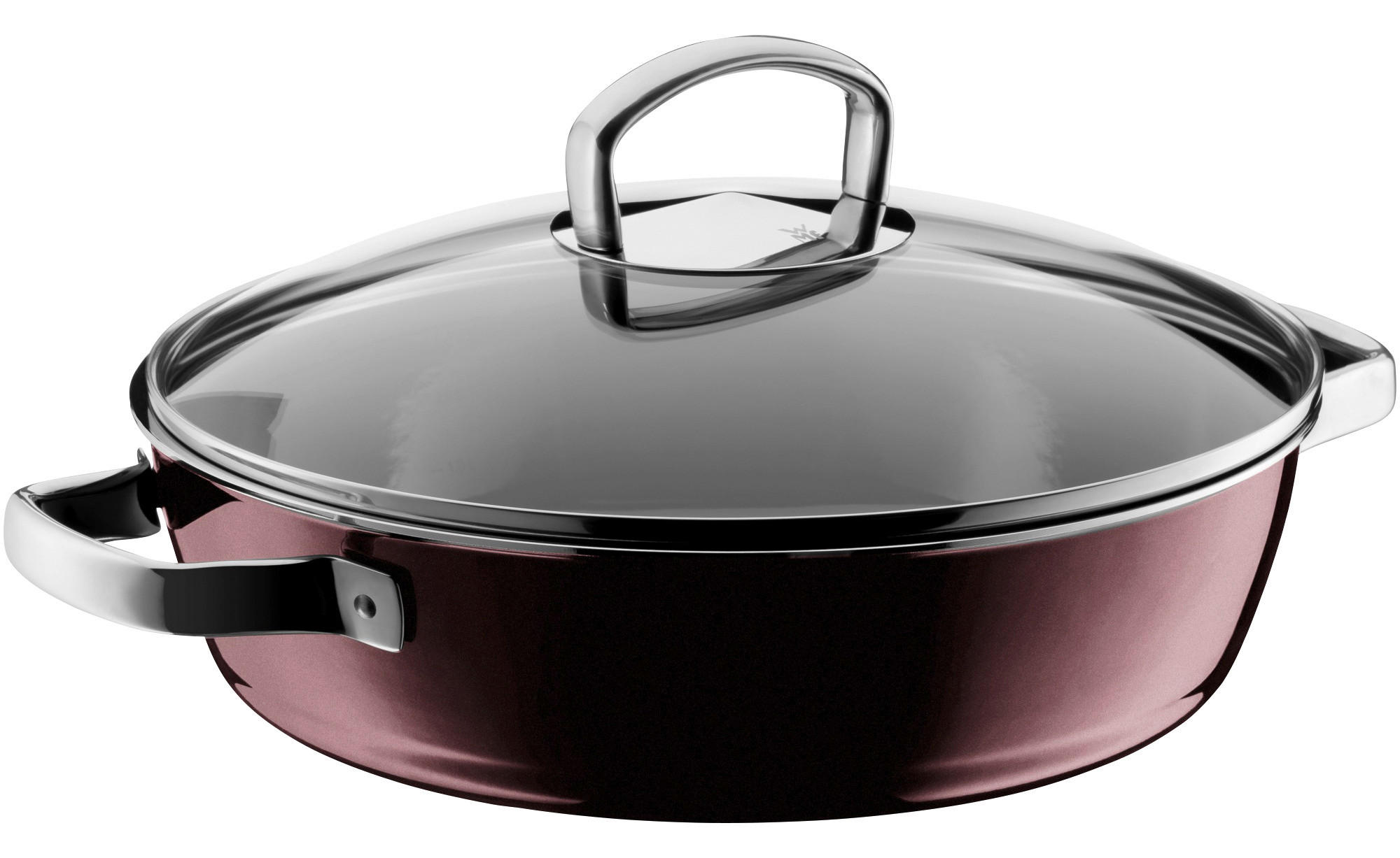 SCHMORPFANNE 28 cm  - Rosa, Design, Glas/Metall (28cm) - WMF