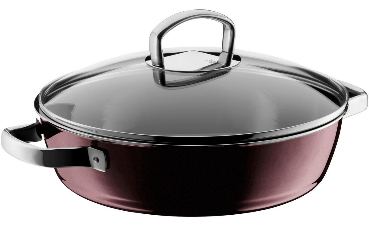 SCHMORPFANNE 28 cm  - Rosa, Design, Glas/Metall (28cm) - WMF