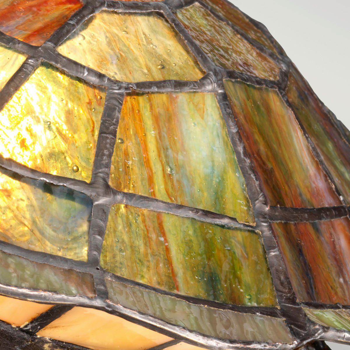 BORDSLAMPA 19,3/28,1/10 cm   - bronsfärgad, Klassisk, metall/glas (19,3/28,1/10cm) - Elstead Lighting