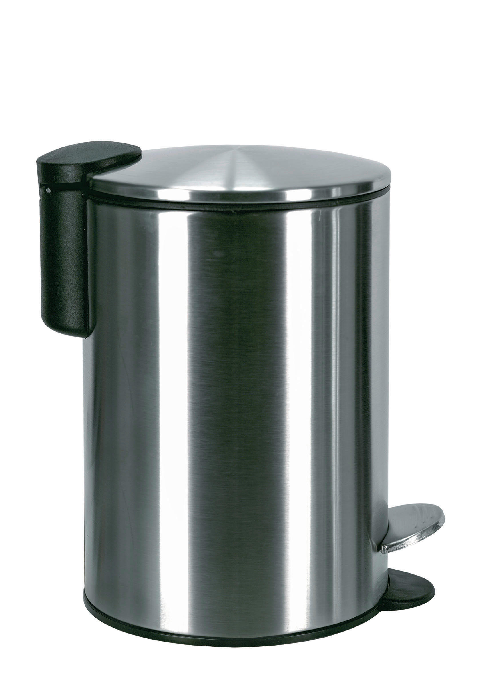 KOSMETIKEIMER SILENCE 3 L  - Chromfarben/Schwarz, Basics, Kunststoff/Metall (17/23,6cm) - Kleine Wolke