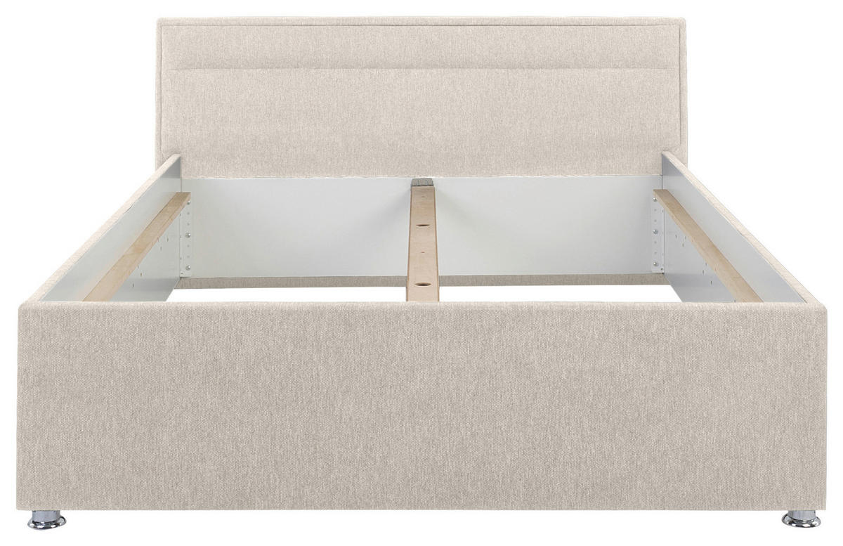 POLSTERBETT Bettkasten, Lattenrost Naturfarben 140/200 cm  - Naturfarben, MODERN, Holz/Kunststoff (140/200cm) - MID.YOU