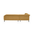 ECKSOFA in Chenille Currygelb  205/280 cm  - Currygelb/Schwarz, Design, Textil/Metall (205/280cm) - Xora