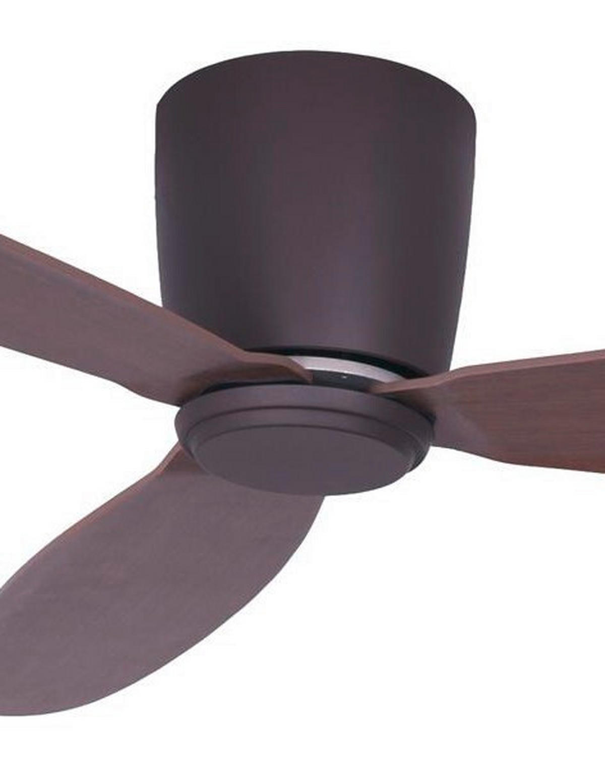 DECKENVENTILATOR 132/19 cm   - Bordeaux/Walnussfarben, Basics, Holzwerkstoff/Kunststoff (132/19cm) - P & B
