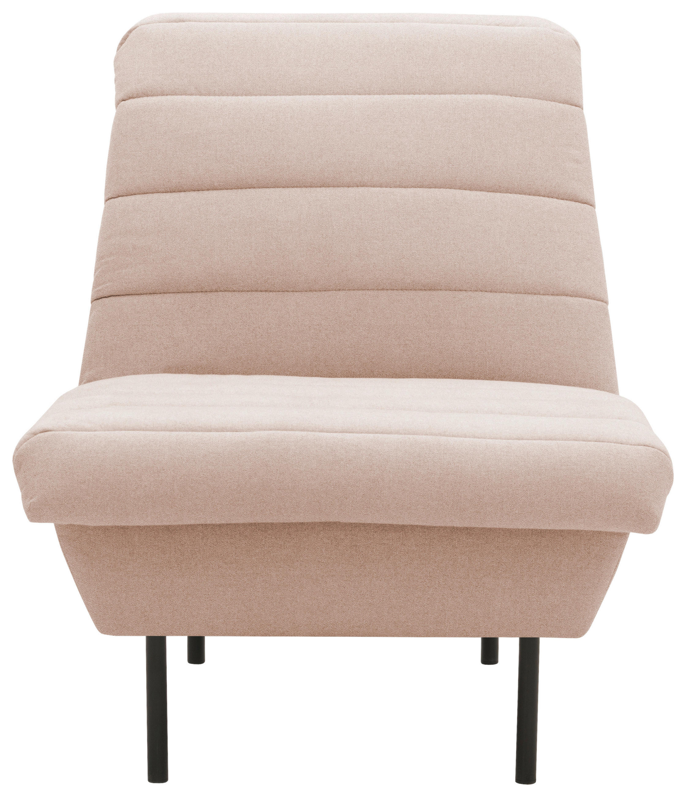 SESSEL Flachgewebe Creme    - Creme/Schwarz, Design, Textil/Metall (72/92/103cm) - LOOKS by W.Joop