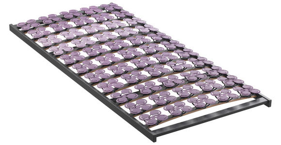 TELLERLATTENROST 90/200 cm Buche  - Graubraun/Grau, Basics, Holz (90/200cm) - Novel