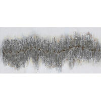 OLJNA SLIKA  150/70 cm   - barve bora/siva, Trendi, tekstil/les (150/70cm) - Monee