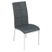 STOL - kromfärg/svart, Design, metall/textil (42/99/51cm) - Carryhome