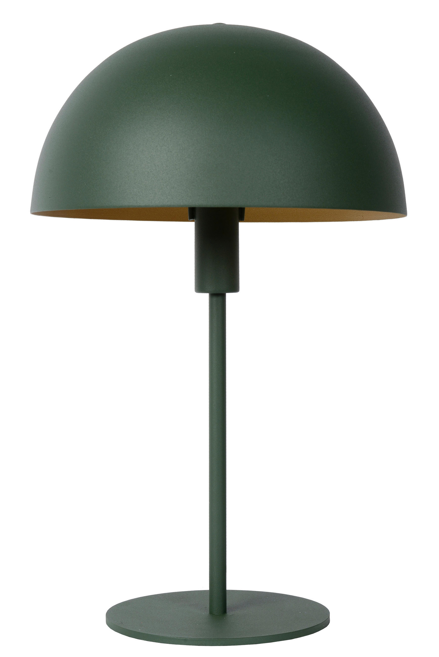 Lucide Tischleuchte Siemon Grün, Messing 40 cm